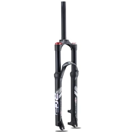 Asiacreate Mountain Bike Fork Asiacreate MTB Air Fork 26 / 27 / 29 Inch 1-1 / 8 Suspension Fork 100mm Travel Mountain Bike Forks 9mm QR 28.6mm Straight Tube Crown Lockout Bicycle Front Fork (Size : 26'')