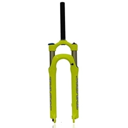 Asiacreate Spares Asiacreate MTB Fork 26 Inch Mountain Bike Suspension Fork Travel 100mm 1-1 / 8 Straight Tube QR 9 * 100mm Air / Oil Spring Front Forks Manual Lockout (Color : Air Fork)