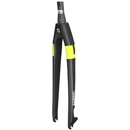 Auoiuoy Spares Auoiuoy 26 / 27.5 / 29 Inch Bicycle Front Fork, Carbon Fiber Ultralight Mountain Bike Fork, Disc Brake, 9MM Quick Release, B-29inch