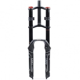 Auoiuoy Mountain Bike Fork Auoiuoy Air Fork Suspension for Bicycle 26 / 27.5 / 29"MTB Double Shoulder One Downhill Downhill Abseil Travel Shock 130mm Damping Disc Brake QR DH / AM / FR, C-26inch