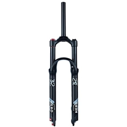 Auoiuoy Spares Auoiuoy Bicycle Fork 26 27.5 29 Inch Suspension Fork MTB Mountain Bike Front Fork with Damping Adjustment, 120mm Travel 9mmQR, Tapered Line, A-26inch