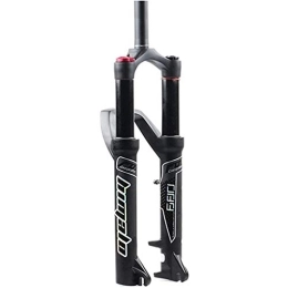 Auoiuoy Mountain Bike Fork Auoiuoy Bicycle Suspension Fork 26 27.5 29 Inch MTB Air Fork Front Forks for Mountain Bikes 34 Disc Brake 110mm Travel 1-1 / 8"HL / RL, C-27.5inch