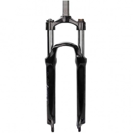 Auoiuoy Mountain Bike Fork Auoiuoy Suspension fork, locking front fork for mountain bike, 26 inch aluminum alloy fork, Black-26inch