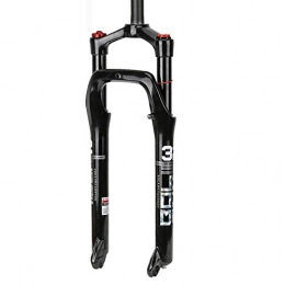 AXROAD MALL Mountain Bike Fork AXROAD MALL Bicycle Shock Absorber Front Fork Fat Tire Bicycle Magnesium Alloy Shock Absorber Gas Fork Bicycle Accessories 135mm (Color : Black, Size : 26Inch)