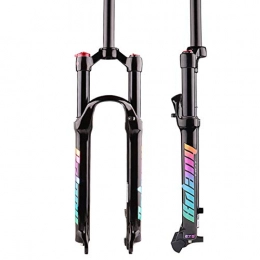 AZUOYI Mountain Bike Fork AZUOYI Mountain Bike Front Fork Colorful Standard, 26 / 27.5 / 29 Inch Magnesium Alloy Front Fork Air Fork, 26