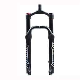 MabsSi Mountain Bike Fork Beach Snow MTB Lightweight Bike Shock Absorber Air Fork 20 Inches, Magnesium Alloy Front Fork Black Width 135 Mm