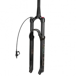 BESTSL Mountain Bike Fork BESTSL 26 / 27.5 / 29 inch MTB Suspension Fork Air Mountain Bike Suspension Fork Bicycle Accessories with Damping Adjustment for Mountain Bike Road Bikes, Tapered Remote, 27.5 inch