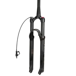 Bewinch Spares Bewinch Mountain Bicycle Suspension Forks, 26 / 27.5 / 29 Inch MTB Bike Front Fork with Damping Adjust Air Pressure, Cone Tube, 100Mm Travel 28.6Mm, Remote, 27.5in