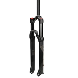 Bewinch Mountain Bike Fork Bewinch Mountain Bicycle Suspension Forks, 26 / 27.5 / 29 Inch MTB Bike Front Fork with Damping Adjust Air Pressure, Straight Tube, 100Mm Travel 28.6Mm, Manual, 26in