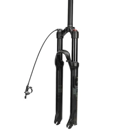 Bewinch Spares Bewinch Mountain Bicycle Suspension Forks, 26 / 27.5 / 29 Inch MTB Bike Front Fork with Damping Adjust Air Pressure, Straight Tube, 100Mm Travel 28.6Mm, Remote, 29in