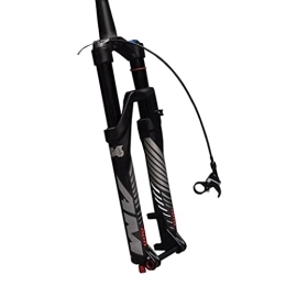 BEZARA Mountain Bike Fork BEZARA 26 / 27.5 / 29 inch MTB Bicycle Alloy Suspension Fork, Tapered Steerer Front Fork (Manual Lockout - Remote Lockout)(Size: 29 inch, Color:Tapered- Wire)