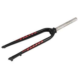 Flyafish Mountain Bike Fork Bicycle Air Fork Bicycle Hard Fork 27.5 Inch Mountain Bike Hard Fork 29 Inch Ultra Light Aluminum Alloy Front Fork fit Mountain Bike (Color : Black-red (26 / 27.5 / 29 inch))