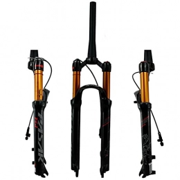 RWEAONT Spares Bicycle air forks bike fron fork26"27.5"29er 1-1 / 2" MTB mountain suspension fork airresilience oil damping line lock 39.8 centru (Color : 26RL matte spring)