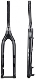 FCXBQ Spares Bicycle Bike Front Fork Suspension Fork 29Er Rigid Carbon Fork 27.5 Bicycle MTB Front Fork Thru Axle 15X100mm (Size: 29 inch)