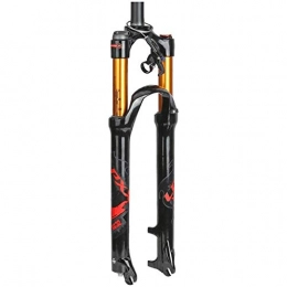 Auoiuoy Mountain Bike Fork Bicycle Fork 26 27.5 29 In Shock Absorber Air MTB Suspension Bicycle Straight Tube / Shoulder Cone / Remote Control Brake Disc Travel 100mm QR 9mm, C-29inch