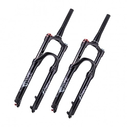 lifebea Mountain Bike Fork Bicycle Fork 26 / 27.5 Cone Tube Shoulder Control Quick Release Damping Mountain Bike Front Fork Magnesium Alloy Air Fork Lockable Front Fork