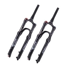 qidongshimaohuacegongqiyouxiangongsi Spares Bicycle fork 26 / 27.5 Cone Tube Shoulder Control Quick Release Damping Mountain Bike Front Fork Magnesium Alloy Air Fork Lockable Front Fork