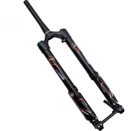  Mountain Bike Fork Bicycle Fork 26 / 27.5 Inch Mtb Bicycle Aluminum Alloy Suspension Fork, Air Chamber Fork Bicycle Shock Absorber Front Fork Air Fork, Ultralight Shock Bicycle TT