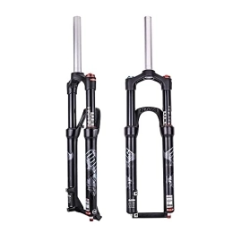 qidongshimaohuacegongqiyouxiangongsi Spares Bicycle fork 26 / 27.5 Straight Tube Shoulder Control Quick Release Damping Mountain Bike Front Fork Magnesium Alloy Air Fork Can Lock The Front Fork
