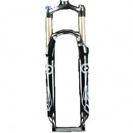 Bicycle air fork Mountain Bike Fork Bicycle fork 26inch mountain bikes fork 26" Suspension Bike Bicycle MTB Fork Manual Contorl Alloy Disc Brake Oil 9mm, 3