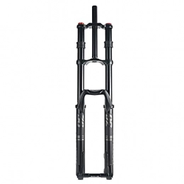 lifebea Mountain Bike Fork Bicycle Fork 36 Tube Double Shoulder Front Fork 27.5 Inch Mountain Bike Downhill Front Fork 29 Inch Bicycle Front Fork Air Fork Damping 15 * 110 (Color : Black Tube 1, Size : 29INCH)