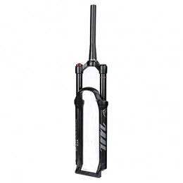 CWYP-MS Mountain Bike Fork Bicycle Fork Mountain Bike Front Fork Suspension 26 27.5 29 Inch, Downhill Cycling Mtb Shock Absorber Air Fork - Black (Color : Tapered Hand, Size : 26inch)