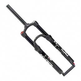 SEESEE.U Mountain Bike Fork Bicycle Fork Mountain Bike Front Suspension Fork Bike Air Suspension Fork 26 / 27.5 / 29 In Mtb Straight 1-1 / 8" Double Air Valve Travel 100Mm Disc Brake Hl Qr 9Mm Bicycle Fork 1650G, Black, 29 Inch
