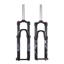 lifebea Mountain Bike Fork Bicycle Fork Mountain Suspension Fork 26 / 27.5 Straight Tube Shoulder Control Mountain Bike Front Fork Magnesium Alloy Air Fork