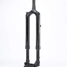 lifebea Mountain Bike Fork Bicycle fork MTB Carbon Bicycle Fork Mountain Bike Fork 27.5 29er RS1 ACS Solo Air 100 * 15MM Predictive Steering Suspension Oil and Gas Fork bicycle fork mount bracket (Color : 29inch Black)