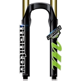 BINGYUAN Spares Bicycle Fork Stickers M.I.N.U.T.E Front Fork Sticker Mountain Bike Bicycle Front Fork Change Color Decorative Sticker Waterproof (Color : Green black)