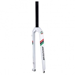 CDSL Spares Bicycle Front Fork Full Carbon Front Fork Bicycle Hard Fork Disc Brake 26 / 27.5 / 29 inch Mountain Bike Full Carbon Front Fork Multicolor (Color : White, Size : 29 inch)