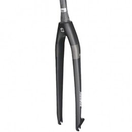 CDSL Mountain Bike Fork Bicycle Front Fork MTB Bicycle 26 / 27.5 / 29 inch 3K Matt Full Carbon Fibre Forks Fixed Gear Bike Carbon Forks (Color : Gray, Size : 29 inch)
