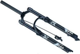 QIANMEI Mountain Bike Fork bicycle shock absorber fork 26 / 27.5 / 29'' MTB Air Suspension Fork Disc Brake, Mountain Bike Suspension Forks 1-1 / 8 1-1 / 2 Bicycle Front Fork Travel 115mm Air Shock Absorber QR 9mm ( Color : 1-1 / 8" Rl ,