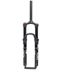 anxia Mountain Bike Fork Bicycle suspension fork 26 v brake Mountain bike front fork 26 inch 27.5 inch 29 inch dual air chamber suspension fork air fork (Color : Double red tube)