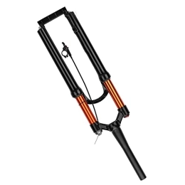 Changor Mountain Bike Fork Bike Accessory, Rebound Adjustment Wire Control Front Fork Rugged and Durable Excellent Performance 27.5in Bike Front Fork for 27.5in Mountain Bike