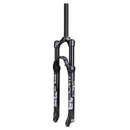 MabsSi Mountain Bike Fork Bike Air Forks 27.5 / 29inch Magnesium Alloy Carbon Pattern, 1-1 / 8 Disc Brake Manual / Remote Lockout MTB Suspension Fork 9mm QR(Size:27.5 INCH, Color:STRAIGHT MANUAL LOCKOUT)