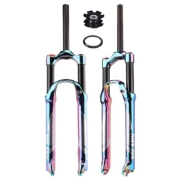 FukkeR Mountain Bike Fork Bike Air Suspension Fork 29 Inch Mountain Bicycle Front Forks 28.6mm Straight Steerer Spread 100mm 9mm QR Travel 120mm Manual Locking For XC AM DH