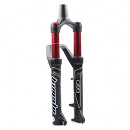 BaiHogi Mountain Bike Fork Bike Fork 26 / 27.5 / 29 Inch Air Fork Mountain Bike Suspension Forks 34 Disc Brake Bicycle Front Forks 110mm Travel 1-1 / 2" HL / RL Bicycle Assembly Accessories (Color : ARed, Size : 26in)