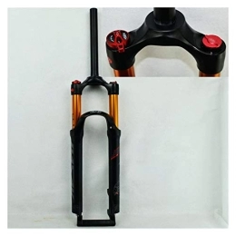 qidongshimaohuacegongqiyouxiangongsi Spares Bike forks Bicycle Air Fork 26" 27.5" 29inch ER 1-1 / 8“”MTB Mountain Bike Suspension Fork Air Resilience Oil Damping Line Lock For Over mtb fork ( Color : 27.5HL matte black )