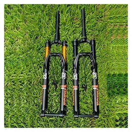 CPXUP2 Mountain Bike Fork bike forks Mountain Bike Barrel Axle Front Fork 27.5 29 Inch Magnesium Alloy Damping Lock Spinal Canal Air Fork (Color : Clarinet, Size : 27.5)