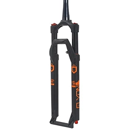 CPXUP2 Spares bike forks Mountain Bike Cone Tube Front Fork Shoulder Control Shock Absorber Front Fork Damping Adjustment 27.5 29 Inch 120mm (Color : Black, Size : 27.5inch)