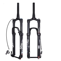 CPXUP2 Mountain Bike Fork bike forks Mountain Bike Front Fork 29-inch Cone Pipeline Control Barrel Shaft 140 Stroke Magnesium Alloy Air Fork Can Lock The Fork