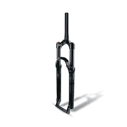 CPXUP2 Mountain Bike Fork bike forks Mountain Bike Front Fork Shoulder Control Wire Control Locked Straight Tube Spinal Canal Black Inner Tube 27.5 Inch / 29 Inch Bicycle Air Fork (Color : C, Size : 29 inch)
