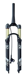 SuIcra Mountain Bike Fork Bike Front Fork 26 / 27.5 / 29 Inch MTB Air Suspension Fork Installation Diameter 1-1 / 2" 28.6mm Travel 100mm Disc Brakes QR 9mm XC Bicycle Accessories (Color : Remote Lockout, Size : 29)