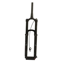 Aoutecen Mountain Bike Fork Bike Shock Absorber Fork, 175mm Stroke Remote Lockout Impact Resistant 29inch Bicycle Front Forks for Off Road Riding