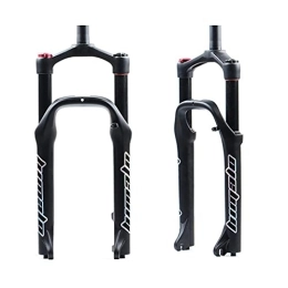 QHYXT Spares Bike Suspension Fork 20 4, 0 MTB Air Fork Mountain Bicycle Front Forks Fat Fork 9MM Quick Release Shoulder Control