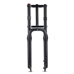 SuIcra Mountain Bike Fork Bike Suspension Fork 20inch 26inch 4.0 Tire Snow Beach Shock Absorber Bicycle Front Fork For Mountain Bike Air Double Shoulder (Size : 20")