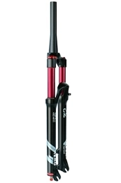 HSQMA Mountain Bike Fork Bike Suspension Fork 26 / 27.5 / 29'' MTB Air Fork 120mm Travel Rebound Adjustable 1-1 / 8 Straight / Tapered Disc Brake Bicycle Front Fork QR 9mm (Color : Tapered HL, Size : 27.5inch)