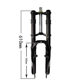 XINXI-YW Spares Bike Suspension Forks Bicycle Fork 620DH MTB Suspension Air Front Fork Alloy Bike Magnesium Air Oil Lock Straight Downhill Fork Tapered Steerer and Straight Steerer Front Fork ( Color : 24 inch )