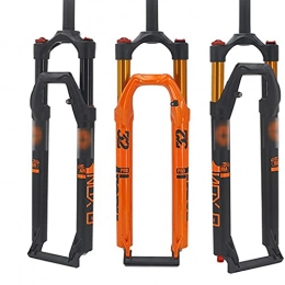 WATPET Mountain Bike Fork Bike Suspension Forks Mountain Bike Suspension Front Fork Straight Tube Air Pressure Suspension Front Fork Air Fork Shoulder Control Magnesium Alloy 27.5 / 29 Inch Tapered Steerer and Straight Steerer F